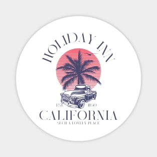 Holiday inn California vintage Magnet